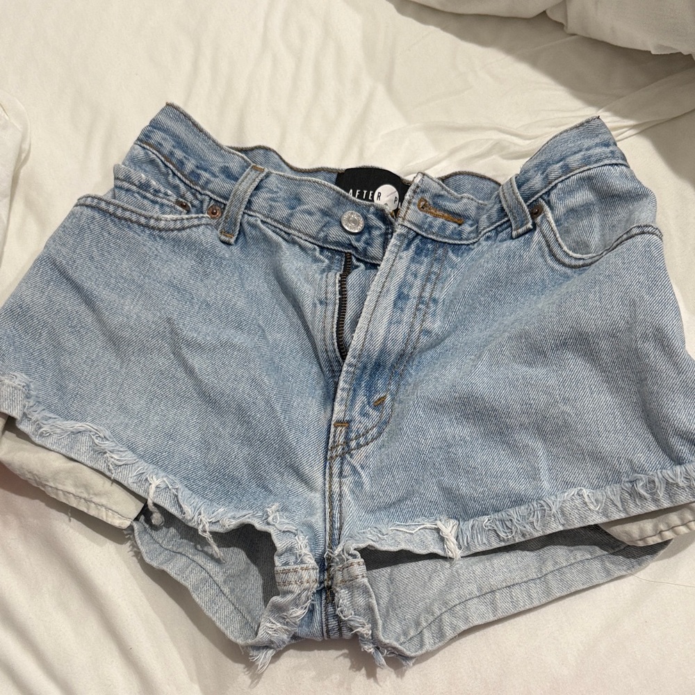 Levi's Light Blue Denim Jean Shorts